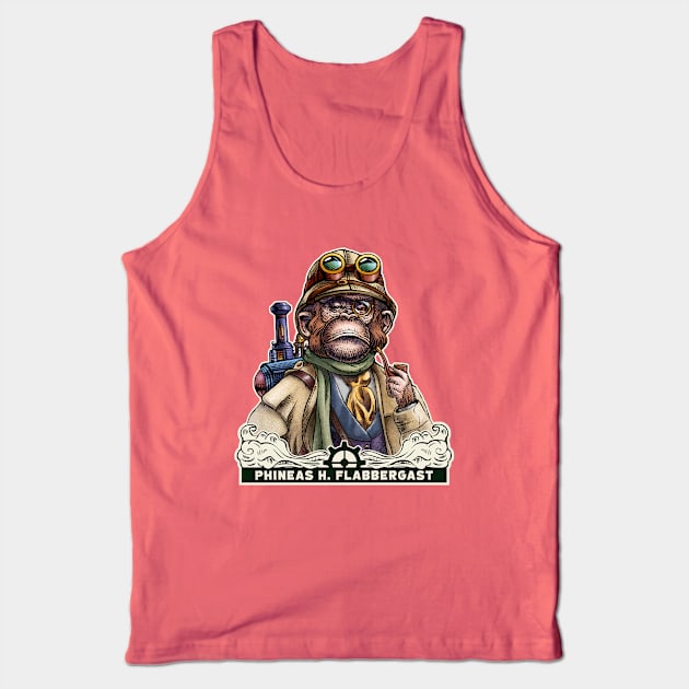 Phineas H. Flabbergast Tank Top by ChetArt